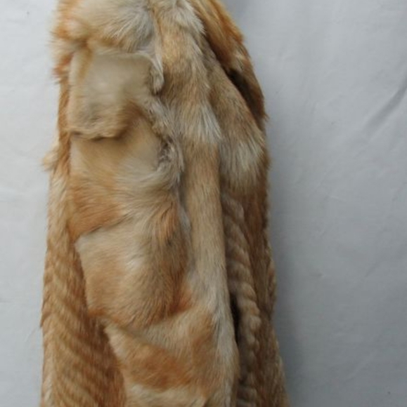 Vintage Mountain Flowers Brand Fox Fur Coat Sz 48 - Picture 14 of 14